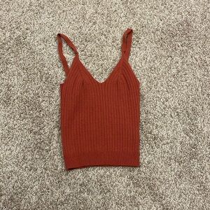 Cute rusty orange color Shein top.